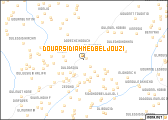 map of Douar Sidi Ahmed Bel Jouzi