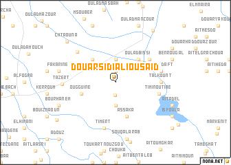 map of Douar Sidi Ali Ou Saïd