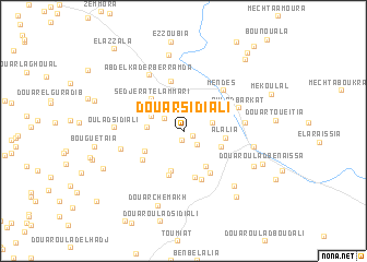 map of Douar Sidi Ali