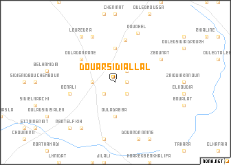 map of Douar Sidi Allal