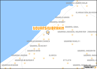 map of Douar Sidi Brahim