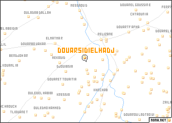 map of Douar Sidi el Hadj