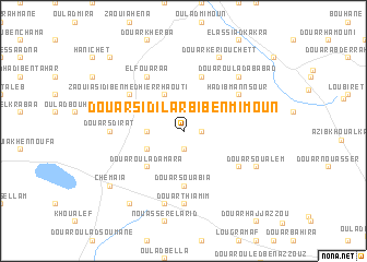 map of Douar Sidi Larbi Ben Mimoun