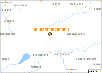 map of Douar Sidi Maʼâchou