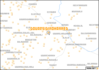 map of Douar Sidi Mohammed