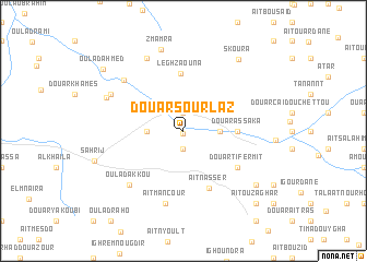 map of Douar Sourlaz