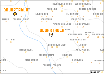 map of Douar Tadla
