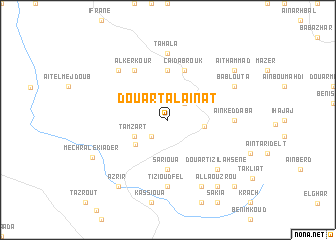 map of Douar Talaïnat