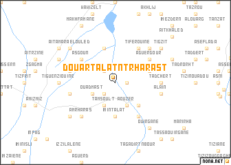 map of Douar Talat nʼTrharast