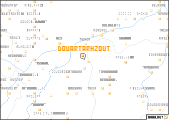 map of Douar Tarhzout