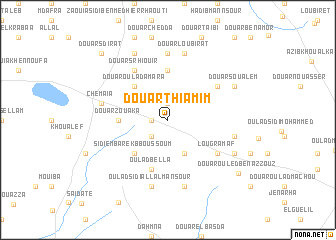 map of Douar Thiamim