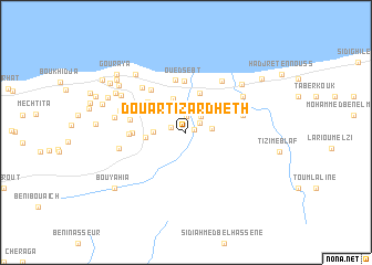 map of Douar Tizardheth