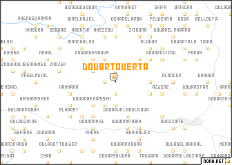 map of Douar Touerta