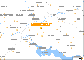 map of Douar Zaklit