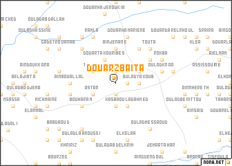 map of Douar Zbaïta