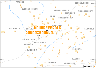 map of Douar Zeradla