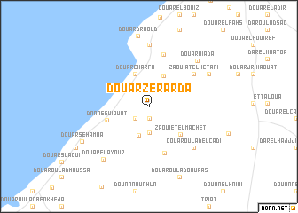 map of Douar Zerarda