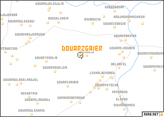 map of Douar Zgaïer