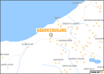 map of Douar Zougjag