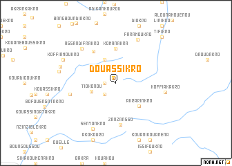 map of Douassikro
