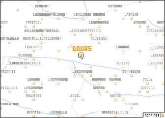 map of Douas