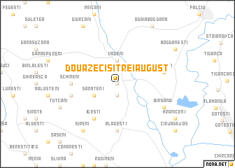 map of Douăzeci şi Trei August