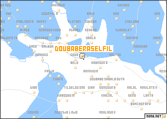 map of Doubabé Ras el Fîl