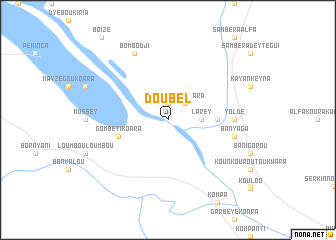 map of Doubél