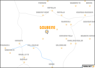 map of Doubéré