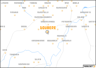 map of Doubéré