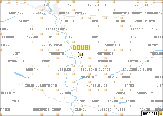 map of Doubí