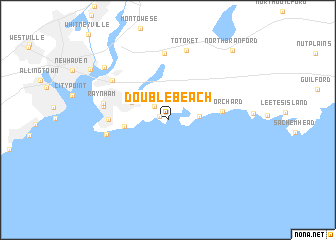 map of Double Beach