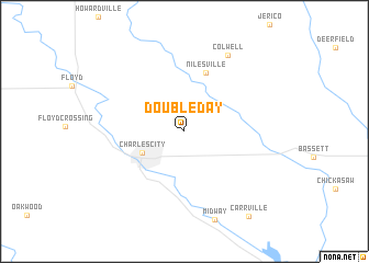 map of Doubleday