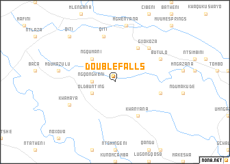 map of Double Falls