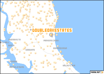 map of Double Oak Estates