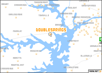 map of Double Springs