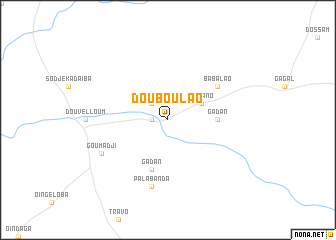 map of Douboulao