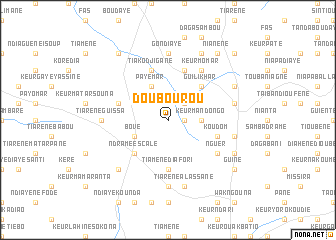 map of Doubourou