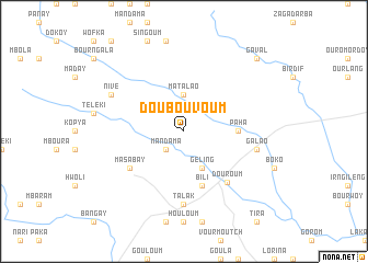 map of Doubouvoum