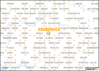 map of Doubravice