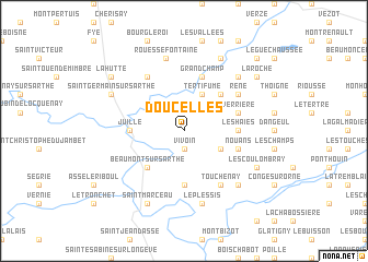 map of Doucelles