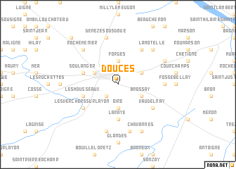 map of Douces