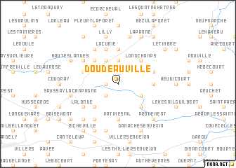 map of Doudeauville