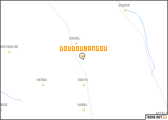 map of Doudoubangou