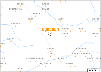 map of Doudoun