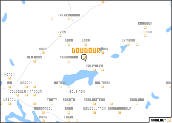 map of Doudour