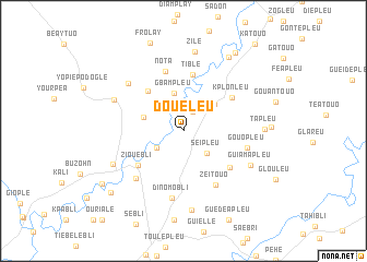 map of Doueleu