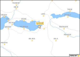 map of Doué