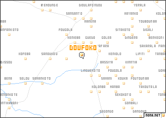 map of Doufoko