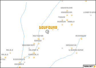 map of Doufouma